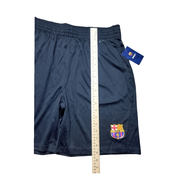 FC Barcelona Shorts size L Soccer Team Barca Black - Picture 11 of 14